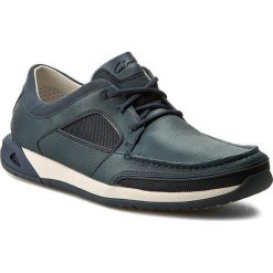 Półbuty CLARKS - Ormand Sail 261246117 Navy Leather. Eleganckie półbuty marki Clarks. W wyprzedaży za 379.00 zł.