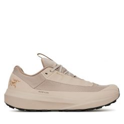 Buty do biegania Arc'teryx. Brązowe buty do biegania Arc'teryx, bez wzorów, z gore-texu, bez zapięcia, do biegania, gore-tex. Za 939.99 zł.