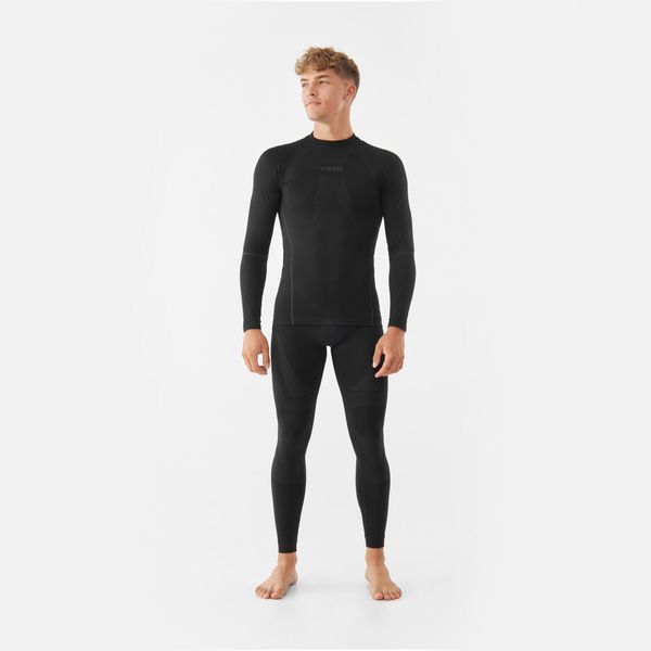Bielizna Viking Eiger (Man set). Czarna bielizna termoaktywna Viking, na zimę, uniwersalny, z aplikacjami, z dzianiny, bez ramiączek, na fitness i siłownię. Za 169.90 zł.