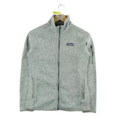 Second life - Męska kurtka polarowa Better Sweater - Stan dobry. Szare kurtki Patagonia, m, bez wzorów, z polaru, bez kaptura. Za 211.46 zł.