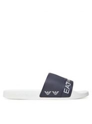 EA7 Emporio Armani Klapki 7X000110 AF15128 M0114 Granatowy. Niebieskie klapki EA7 Emporio Armani, z tworzywa sztucznego. Za 259.99 zł.