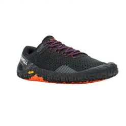 Buty do biegania męskie Merrell Vapor Glove 6. Czarne buty do biegania Merrell, bez wzorów, z materiału, bez zapięcia, do biegania. Za 665.00 zł.