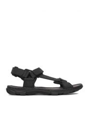 Lasocki Sandały CEO-KAP-01 MI24 Czarny. Czarne sandały Lasocki, z nubiku, bez zapięcia. Za 159.99 zł.