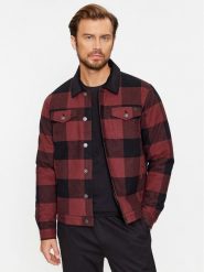 Only & Sons Kurtka przejściowa 22026261 Bordowy Regular Fit. Czerwone kurtki Only & Sons, l, bez wzorów, z bawełny, bez kaptura. Za 249.99 zł.