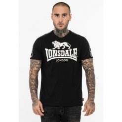 Koszulka Lonsdale Stour. Białe t-shirty sportowe Lonsdale, bez wzorów, bez ramiączek, na fitness i siłownię. Za 191.00 zł.