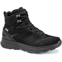 Buty do chodzenia męskie Hanwag Blueridge Es. Czarne buty turystyczne Hanwag, na zimę, bez wzorów, z materiału, za kostkę, bez zapięcia, trekkingowe. Za 991.00 zł.