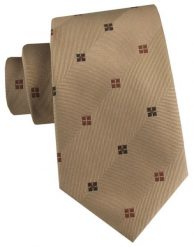 Męski Krawat - Lekki, Jasny Brąz - Alties. Krawaty i muchy Alties, bez wzorów, z tkaniny. Za 55.00 zł.