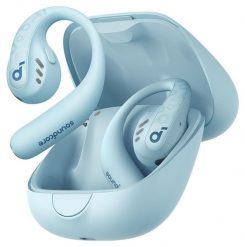 Soundcore AeroFit Pro Błękitne. Niebieskie słuchawki bezprzewodowe Anker. Za 599.00 zł.