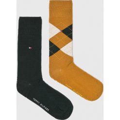 Tommy Hilfiger - Skarpety (2-pack). Szare skarpety Tommy Hilfiger, bez wzorów, z bawełny. W wyprzedaży za 34.90 zł.