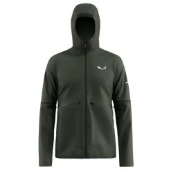 Kurtka z kapturem 2 w 1 Salewa Puez Hemp. Brązowe kurtki Salewa, l, bez wzorów, z elastanu, z kapturem. Za 859.05 zł.