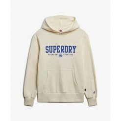 Bluza z kapturem Superdry Core Sport. Białe bluzy z kapturem Superdry, m, bez wzorów, z kapturem. Za 385.20 zł.