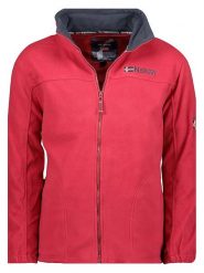 Geographical Norway Kurtka polarowa "Tamazonie" w kolorze czerwonym rozmiar: S. Czerwone kurtki Geographical Norway, s, bez wzorów, z materiału, bez kaptura. Za 77.73 zł.