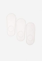 Białe 3-pack Skarpety Stopki z Bambusa Maelee. Białe skarpety Born2be, bez wzorów. W wyprzedaży za 8.49 zł.