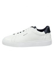 GANT Footwear Skórzane sneakersy "McJulien" w kolorze biało-granatowym rozmiar: 44. Białe buty sportowe casual GANT Footwear, bez wzorów, bez zapięcia. Za 394.60 zł.