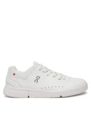 On Buty do biegania The Roger Advantage 3MD10640108 Biały. Białe buty do biegania On, bez wzorów, ze skóry, bez zapięcia, do biegania. Za 599.99 zł.