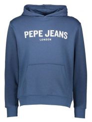 Pepe Jeans Bluza w kolorze niebieskim rozmiar: S. Niebieskie bluzy Pepe Jeans, s, bez wzorów, z bawełny, z kapturem. Za 153.34 zł.