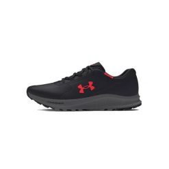 Buty trekingowe Under Armour Bandit Trail 3. Czarne odzież kompresyjna Under Armour, bez wzorów, z tkaniny, do biegania. Za 419.70 zł.