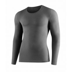 Podkoszulek z długim rękawem Brubeck Base Layer Ultra Light 3D. Szare podkoszulki Brubeck, m, bez wzorów, bez ramiączek. Za 129.99 zł.