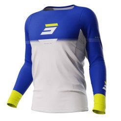 Jersey Shot Stok. Białe bluzy SHOT RACE GEAR, bez wzorów, z jersey, bez kaptura. Za 216.00 zł.