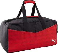Torba podróżna Puma individualRISE Medium. Czerwone torby na ramię Puma, bez wzorów, z materiału, na ramię, bez dodatków. Za 141.99 zł.