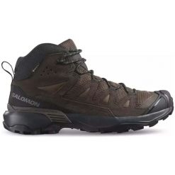 Buty męskie trekkingowe Salomon X ULTRA 360 LTR MID GTX. Brązowe buty trekkingowe Salomon, bez wzorów, bez zapięcia. W wyprzedaży za 659.00 zł.