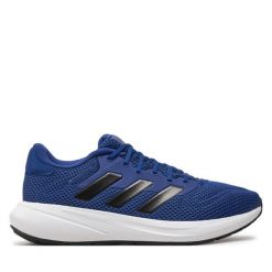 Buty do biegania adidas. Niebieskie buty do biegania Adidas, bez wzorów, bez zapięcia, do biegania. Za 229.99 zł.