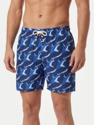 Napapijri Szorty kąpielowe V-Elior NP0A4GBS Granatowy Relaxed Fit. Niebieskie kąpielówki Napapijri, l, bez wzorów, z syntetyku. Za 339.99 zł.
