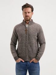 TRAVELIN' Kardigan w kolorze brązowym rozmiar: 3XL. Brązowe swetry rozpinane Travelin', xl, bez wzorów, bez kołnierzyka, bez ramiączek. Za 295.99 zł.