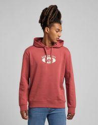 LEE HOODIE MĘSKA BLUZA Z KAPTUREM CINNAMON L80EEJVG 112320152. Bluzy Lee, l, bez wzorów, z kapturem. Za 159.99 zł.