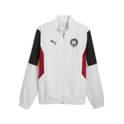 Kurtka dresowa retro męska niemieckiej reprezentacji w piłce ręcznej PUMA. Szare kurtki Puma, m, bez wzorów, z dresówki, bez kaptura. Za 329.00 zł.