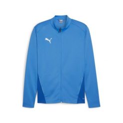 Kurtka z dresu Puma TeamGoal. Niebieskie kurtki Puma, bez wzorów, z dresówki, bez kaptura. Za 178.00 zł.