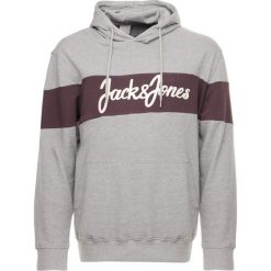 Jack & Jones JORGOLD HOOD PLUS Bluza z kapturem light grey melange. Bluzy marki Jack & Jones. Za 169.00 zł.