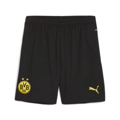 Szorty Borussia Dortmund 2024/25. Czarne krótkie spodenki sportowe Puma, xl, bez wzorów. Za 213.50 zł.