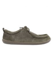 Groundies Skórzane buty barefoot "Cricket Plus+" w kolorze khaki rozmiar: 41. Brązowe botki sznurowane Groundies, bez wzorów, bez obcasa, bez zapięcia. Za 348.95 zł.