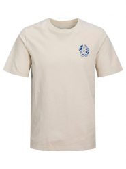 Jack & Jones Koszulka w kolorze beżowym rozmiar: XXL. Brązowe bezrękawniki Jack & Jones, xxl, bez wzorów, z bawełny, bez kołnierzyka, bez ramiączek. Za 39.77 zł.