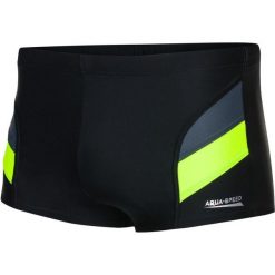 Bokserki pływackie męskie Aqua Speed Aron. Niebieskie odzież kąpielowa Aqua-Speed, m, bez wzorów, sportowe. Za 69.99 zł.