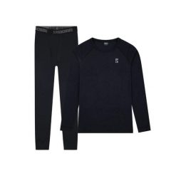 Koszulka z wełny merynosów termoutwardzalna – męska – koszula + legginsy. Czarne bielizna termoaktywna POEDERBAAS, m, bez wzorów, z wełny, bez ramiączek, trekkingowe. W wyprzedaży za 438.12 zł.