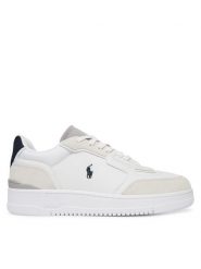 Polo Ralph Lauren Sneakersy 809P13087001 Biały. Białe buty sportowe casual Polo Ralph Lauren, bez wzorów, ze skóry, bez zapięcia. Za 689.99 zł.