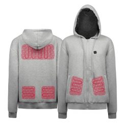 Podgrzewana bluza z kapturem. Szare bluzy G-HEAT, m, bez wzorów, z kapturem. Za 566.52 zł.