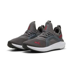 Buty do biegania PUMA Softride Enzo 5. Czerwone paski Puma, bez wzorów, z gumy. Za 199.00 zł.