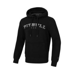 Bluza męska Pitbull z kapturem Born In 1989. Czarne bluzy PITBULL, l, bez wzorów, z kapturem. Za 189.99 zł.
