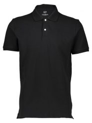 GAP Koszulka polo w kolorze czarnym rozmiar: M. Czarne koszulki polo GAP, m, bez wzorów, bez kołnierzyka, bez ramiączek. Za 88.43 zł.
