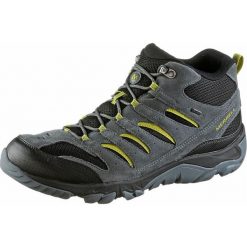 Buty turystyczne w kolorze szarym. Buty trekkingowe marki Lowa, Hanwag, Merrell & Co. W wyprzedaży za 307.95 zł.