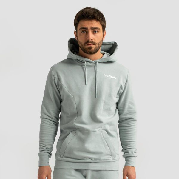 Bluza męska fitness z kapturem Limitless. Zielone bluzy z kapturem GYMBEAM, m, bez wzorów, z bawełny, z kapturem. Za 114.90 zł.