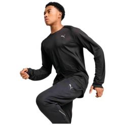 Longsleeve do biegania męski PUMA Run Cloudpun. Czarne buty do biegania Puma, bez wzorów, bez zapięcia, do biegania. Za 189.99 zł.