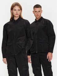 Rains Koszula Kano Overshirt 19220 Czarny Regular Fit. Czarne koszule Rains, m, bez wzorów, z syntetyku, bez kołnierzyka, bez ramiączek. Za 339.99 zł.