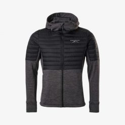 Kurtka outdoor turystyka męska Swedemount Lofoten Hybrid Jacket II wodoodporny. Zielone kurtki SWEDEMOUNT, m, bez wzorów, z materiału, bez kaptura. Za 249.99 zł.
