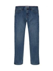 Wrangler Dżinsy "Streight" - Regular fit - w kolorze niebieskim rozmiar: W34/L30. Niebieskie jeansy Wrangler, l. Za 206.42 zł.