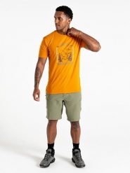 Dare 2b Koszulka funkcyjna "Movement III" w kolorze pomarańczowym rozmiar: M. Pomarańczowe t-shirty sportowe Dare 2B, bez wzorów, z bawełny, bez ramiączek, outdoorowe. Za 61.89 zł.