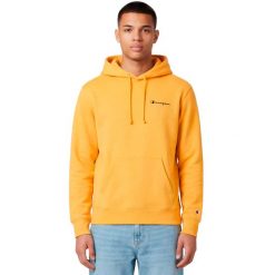 Bluza męska CHAMPION Hooded Sweatshirt. Żółte bluzy z kapturem Champion, m, bez wzorów, z materiału, z kapturem. Za 190.99 zł.